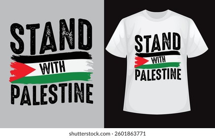 Palestine design vector, Save Palestine illustration for banner, t-shirt, poster, sticker, badges, social media design. Hand-Drawn Lettering Phrase, Calligraphy Graphic Typography. 
