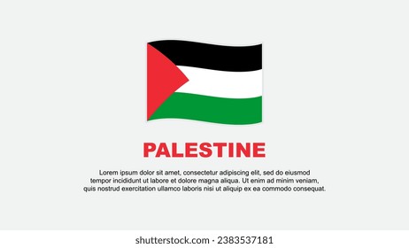 Palestine Flag Abstract Background Design Template. Palestine Independence Day Banner Social Media Vector Illustration. Palestine Background