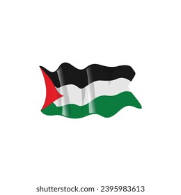 vector de icono de la bandera de Palestina