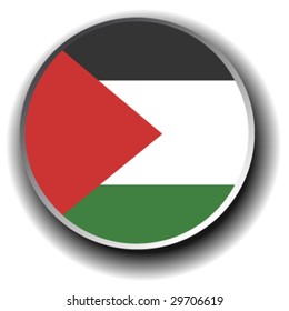 Jordan Variant Flag Metal Round Icons Stock Vector (Royalty Free ...