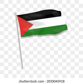 Palestine flag illustration vector EPS 10