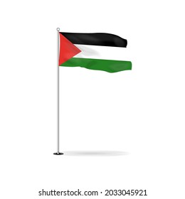 Palestine flag illustration vector EPS 10