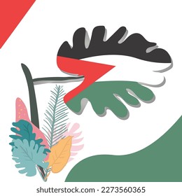 Vektorgrafik mit Palastflagge, perfekt für Wände, Flyer usw.