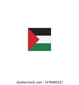 Palestine Flag logo or icon design