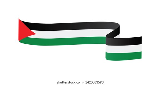 Palestine  flag. Simple vector Palestine  flag