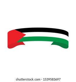 Palestine  flag. Simple vector Palestine  flag