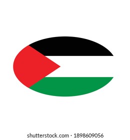 Palestine  flag. Simple vector Palestine  flag