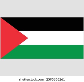 Palestine Flag Vector Design , Palestine Country Flag