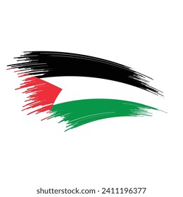 Palästinafahne Vektorsymbol - Designvorlage