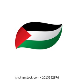 Palestine flag, vector illustration