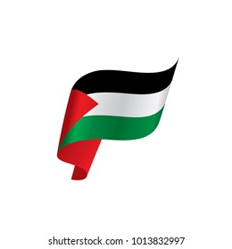Palestine flag, vector illustration