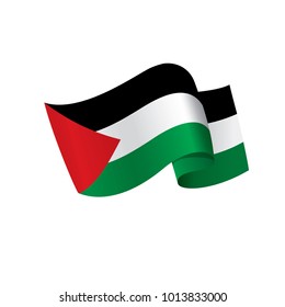 Palestine flag, vector illustration