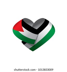 Palestine flag, vector illustration