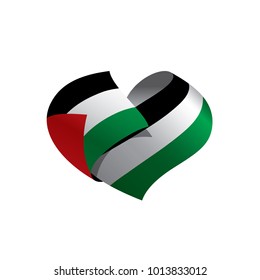 Palestine flag, vector illustration
