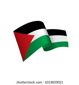 Palestine flag, vector illustration