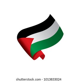 Palestine flag, vector illustration