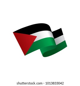 Palestine flag, vector illustration
