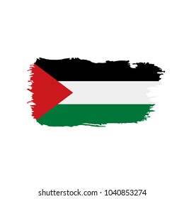 Palestine flag, vector illustration