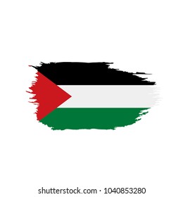 Palestine flag, vector illustration