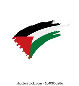 Palestine flag, vector illustration