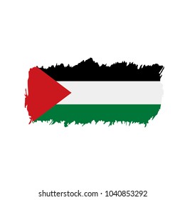 Palestine flag, vector illustration