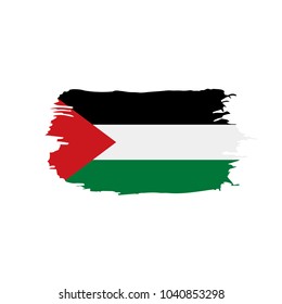 Palestine flag, vector illustration