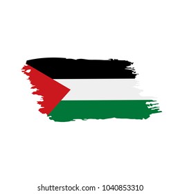 Palestine flag, vector illustration