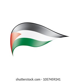 Palestine flag, vector illustration