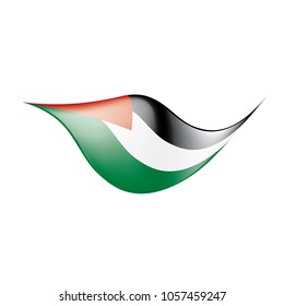 Palestine flag, vector illustration