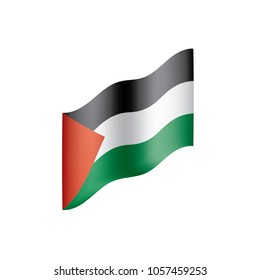 Palestine flag, vector illustration