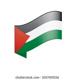 Palestine flag, vector illustration