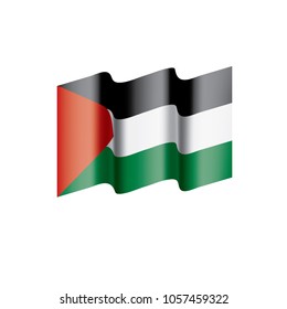 Palestine flag, vector illustration