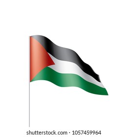 Palestine flag, vector illustration