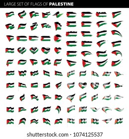 Palestine flag, vector illustration