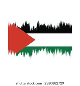 Palestine Flag Vector illustration design