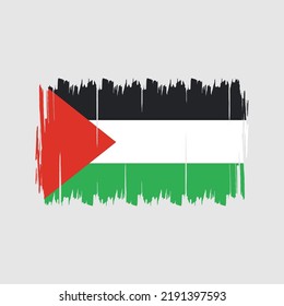 Palestine Flag Vector. National Flag