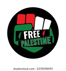 Palestine Free T-Shirt Design Vektor Illustrator 