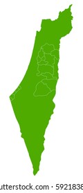 palestine green map
