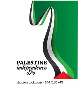 Palestine Happy Independence Day Background