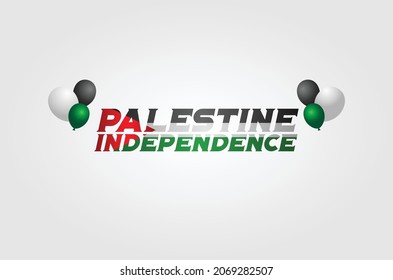 Palestine Independence Day Design Background For Greeting Moment