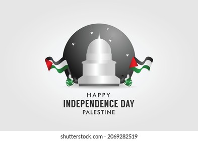 Palestine Independence Day Design Background For Greeting Moment