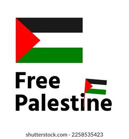 Palestine independence flag. pray for palestine