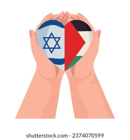 palestine and israel care for peace design