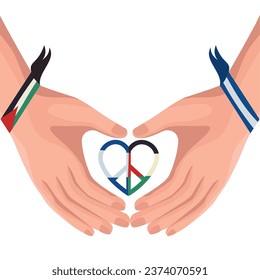 palestine and israel protecting the peace design