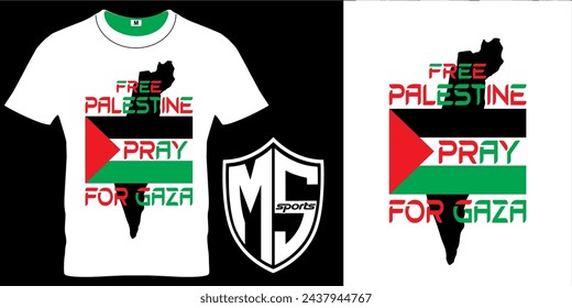 Palestine jersey design vector  Pray For Palestine Typography T-Shirt Design