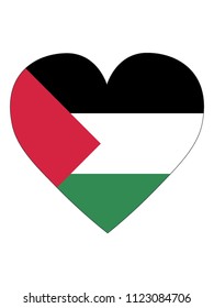 Palestine Love Flag