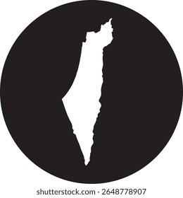 palestine map for gobo projector