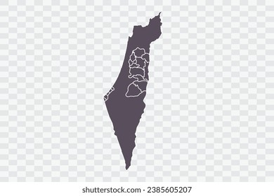 Palestine Map Graphite Color on White Background quality files Png