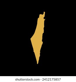 Palestine map with Palestinian Arabic text