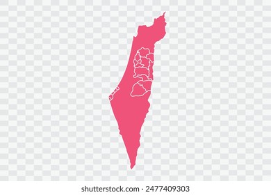 Palästina Map Punch Farbe Hintergrund Qualität Dateien png